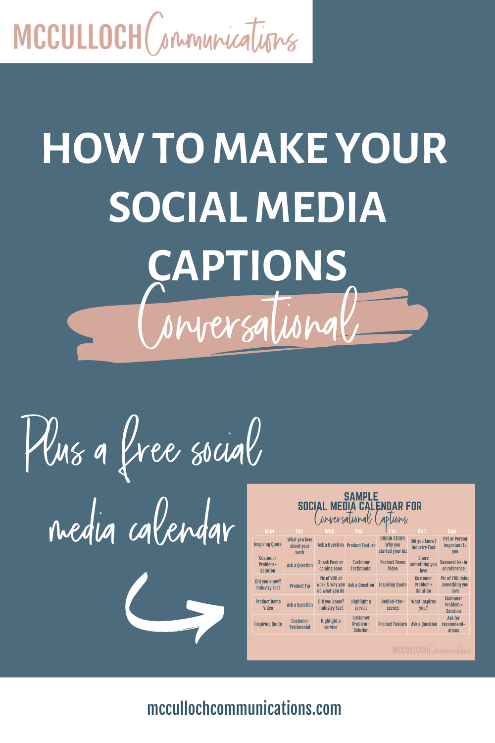 How to make your social media captions conversational