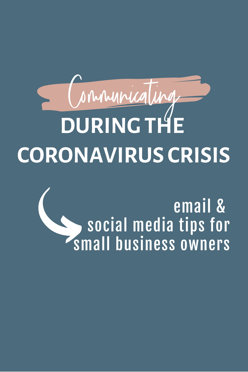 email and social media tips for communicating during the coronavirus crisis
